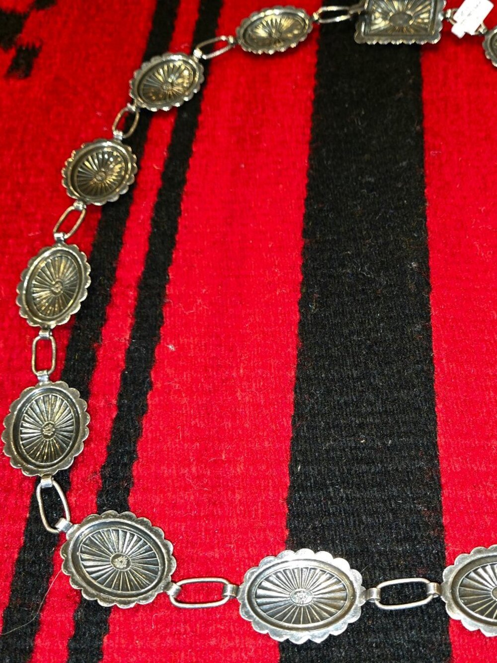 1960's Small Link Concho Belt from The Bell Trading Co. - Picture 5 of 6